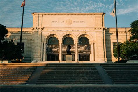 The Detroit Institute of Arts, in Midtown Detroit, Michigan Stock Image ...