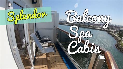 Carnival Splendor Balcony Spa Cabin Tour | CruiseTipsTV