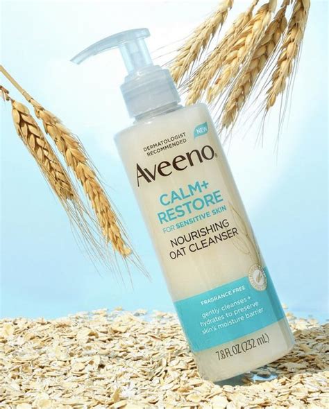 Aveeno Calm + Restore Nourishing Oat Cleanser-232mL | GlowSkin Cosmetics Kenya