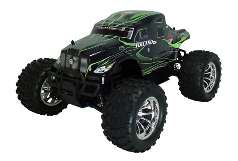 Volcano S30 1/10 Scale Nitro RC Monster Truck 4x4 Ready To Run With 2 ...