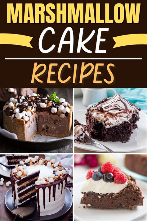 17 Easy Marshmallow Cake Recipes - Insanely Good