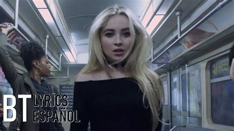 Sabrina Carpenter - Thumbs (Lyrics + Español) Video Official - YouTube Music