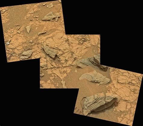 Dark Rocks on the Floor | Panorama of Curiosity images showi… | Flickr