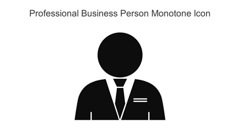 Professional Business Person Monotone Icon In Powerpoint Pptx Png And Editable Eps Format ...