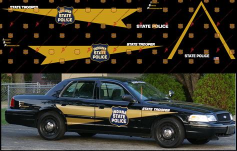 Indiana State Police Anniversary Black and Gold — Cardinal Police Diecast