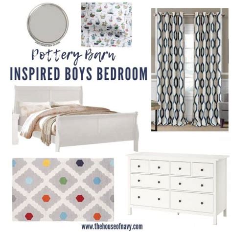 Cute Pottery Barn Boys Bedroom Ideas - House of Navy