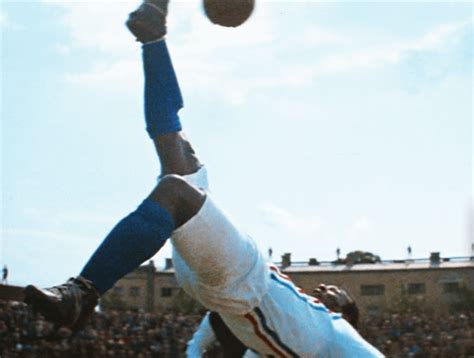 Pele's famous 2nd half bicycle kick goal against the Germans in 1942 that drew the match at 4-4 ...