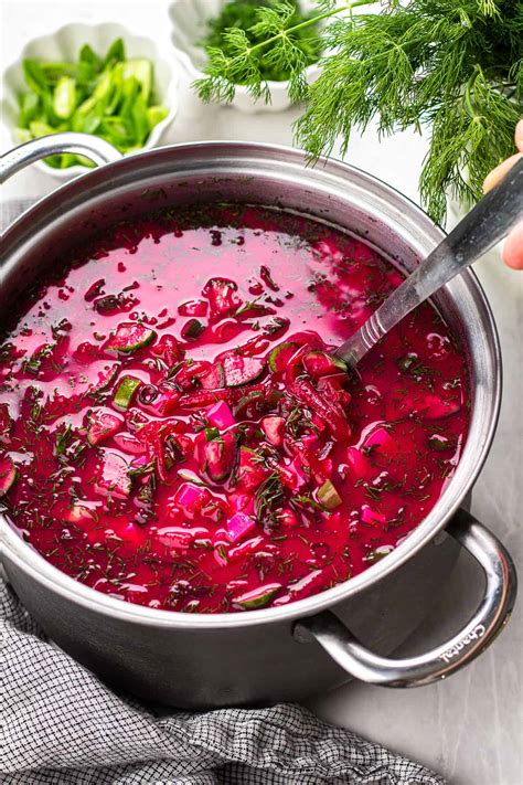 Cold Beet Soup | Veronika's Kitchen