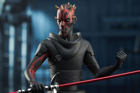 Gentle Giant Star Wars Rebels Darth Maul Mini Bust Available Now - Jedi ...