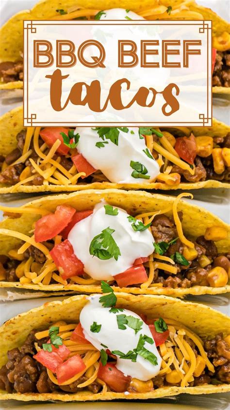 BBQ Beef Tacos | Dinner recipes easy family, Cooking recipes, Mexican ...