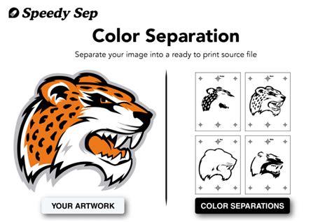 Color separation for screen printing by Speedysep | Fiverr