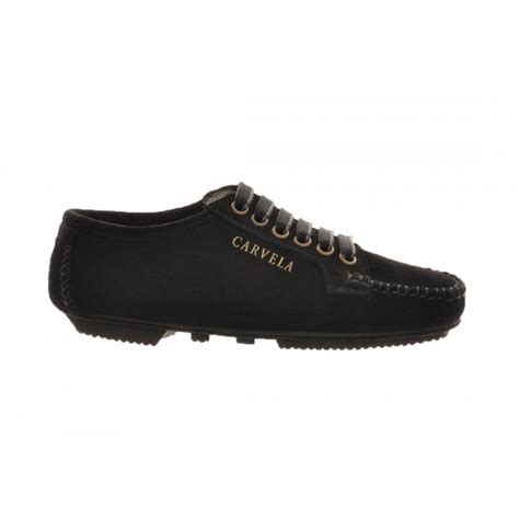 Carvela 375 Kids Suede Lace-Up Moccasin