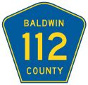 Baldwin County Road 112 - Old Pensacola Road - AARoads - Alabama
