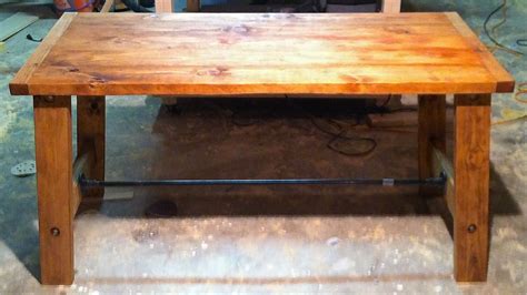 Custom Rustic Pine Desk by 919 Design | CustomMade.com