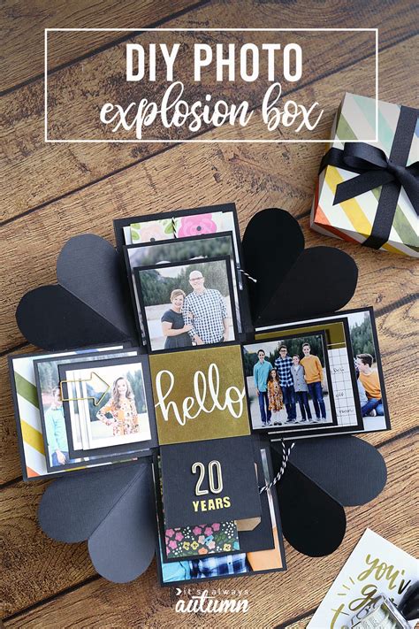 How to make an Explosion Box {cheap, unique DIY gift idea!} - It's Always Autumn