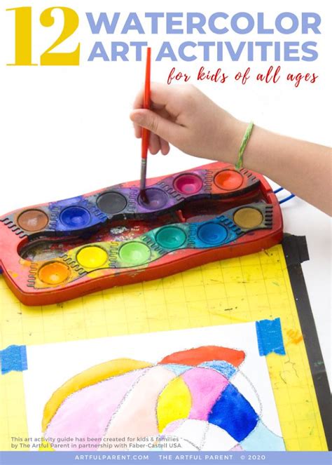 12 Awesome Watercolor Art Activities for Kids (with a Printable Guide ...