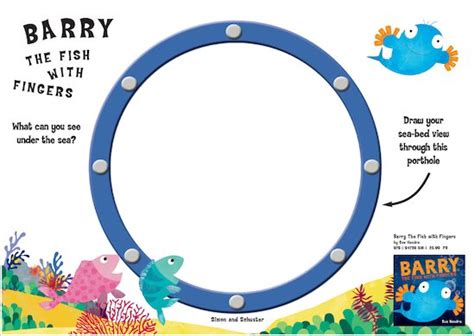 Barry the Fish with Fingers Porthole Drawing Activity - Scholastic Shop