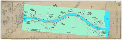 Old Maps of the Cape Cod Canal - 1825 Perault