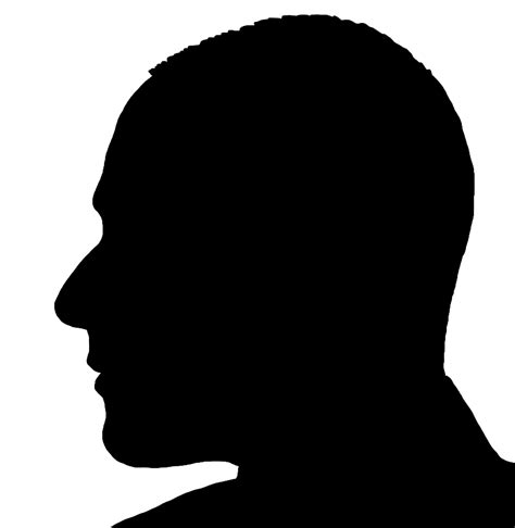 Face silhouettes of Men, Women and Children