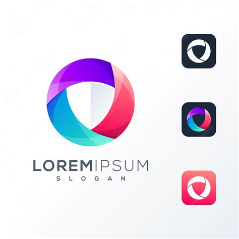 Premium Vector | Colorful tech logo