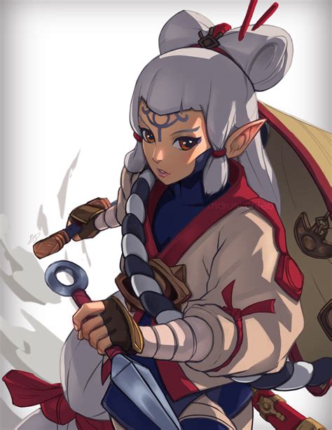 ArtStation - Age of Calamity Impa, Brandon Dunn | Legend of zelda, Legend of zelda breath ...