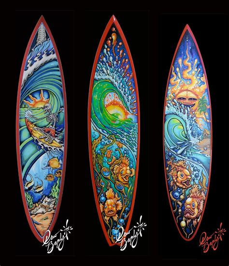 Surfboard art | Club of the Waves