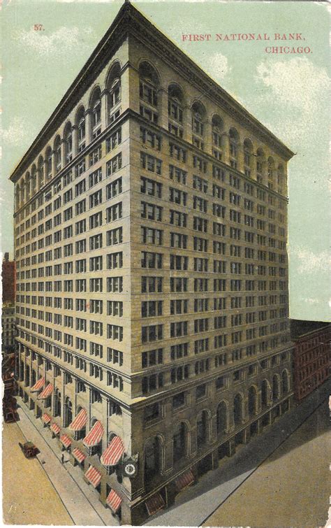 First National Bank Chicago, Illinois Vintage Postcard - Etsy | Chicago photos, Chicago ...