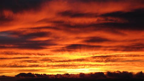 Foto gratis: tramonto, bello, rosso, arancione, cielo