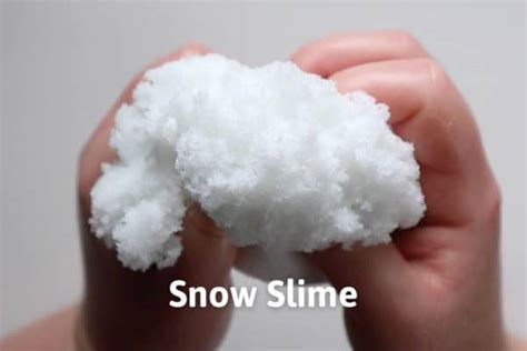 Snow Slime - How to Easily Make Fluffy Snow Slime - AB Crafty