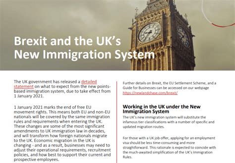 Brexit and Immigration: What You Need to Know - Newland Chase