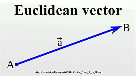 Euclidean vector - YouTube