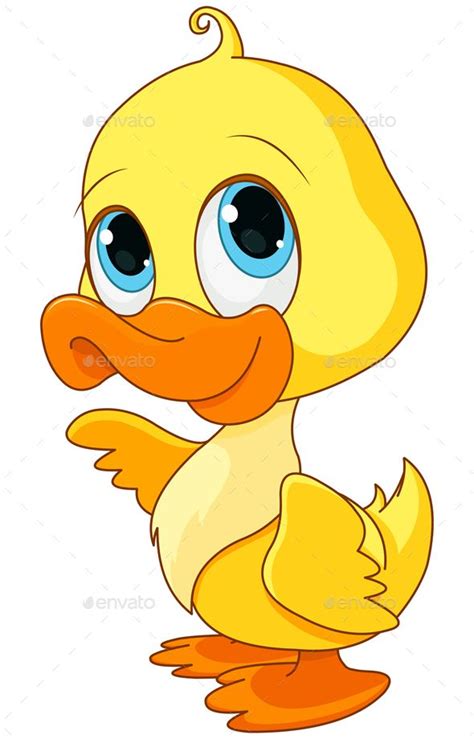 Baby Duck | Baby animal drawings, Cute drawings, Cartoon clip art