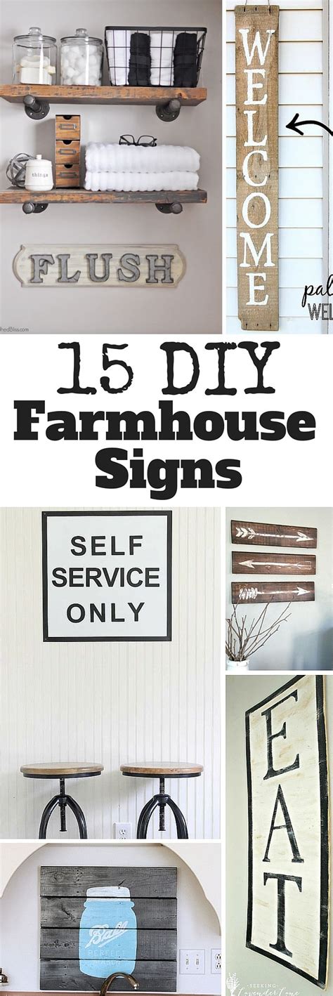 DIY Farmhouse Signs You Can Easily Make Yourself | Diy home decor, Home diy, Farmhouse diy