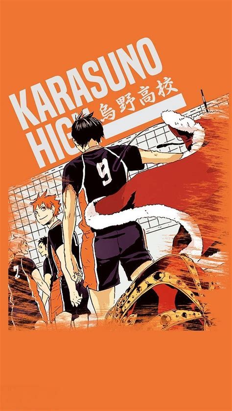 Download Haikyuu 4K Karasuno High Backs Poster Wallpaper | Wallpapers.com