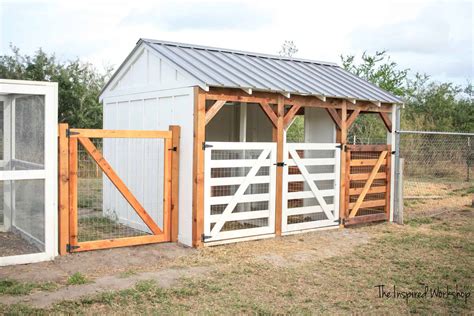 DIY Gates for Goat Shed – The Inspired Workshop