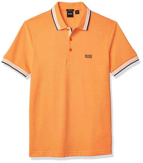 BOSS by Hugo Boss Boss Polo Shirt in Orange for Men - Lyst