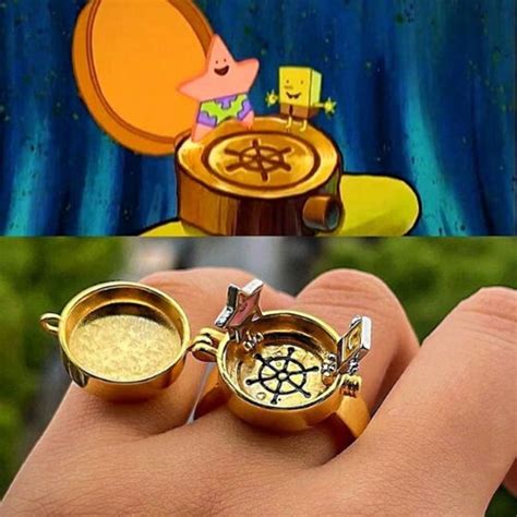 BFF Ring Best Friends Forever Ring Spongebob Ring - Etsy