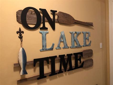 Lake House Wall Art | Lake house wall art, House wall, Wall