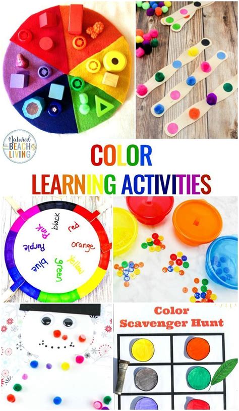 Color Activities for Toddlers, Preschool and Kindergarten - Natural ...