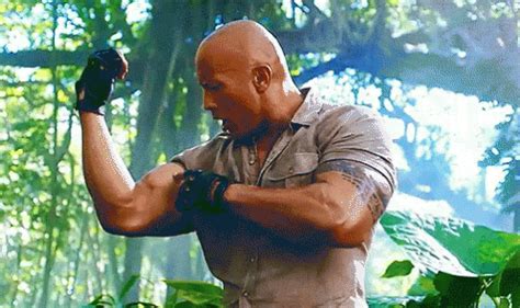 The Rock Dr. Smolder Jumanji GIF | GIFDB.com