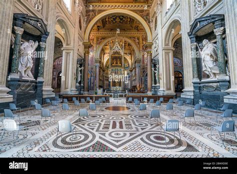 Interior sight in the Basilica of Saint John Lateran (San Giovanni in ...