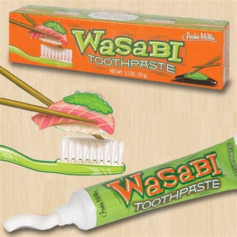 Wasabi Flavored Toothpaste - Shut Up And Take My Yen