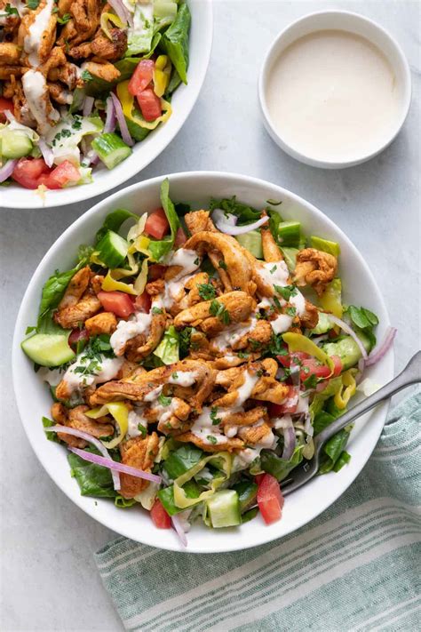 Chicken Shawarma Salad - Feel Good Foodie