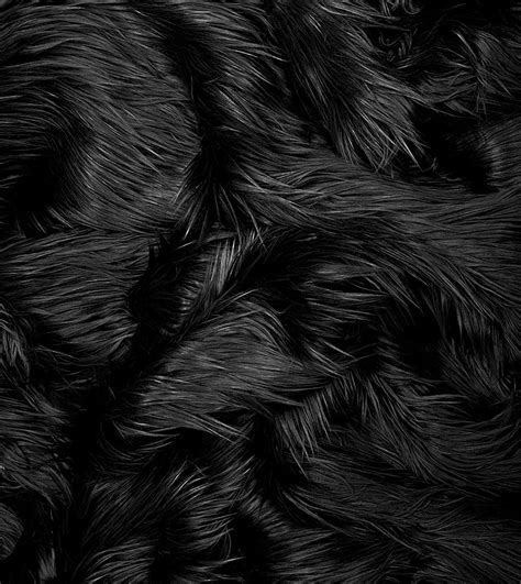 black fur