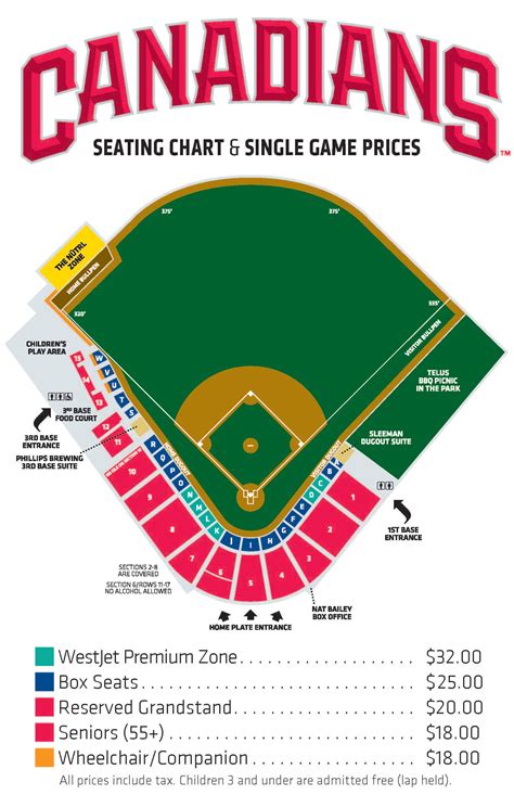 Seating Chart | Canadians