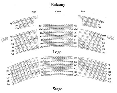 State Theater New Brunswick Seating Chart