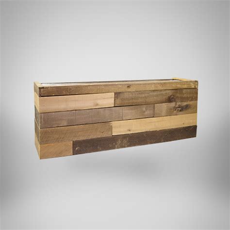 Reclaimed Wood Planter Box - West Coast Event Productions, Inc.