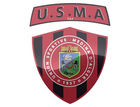 شعار نادي اتحاد الجزائر - USM Alger Logo - logo wd