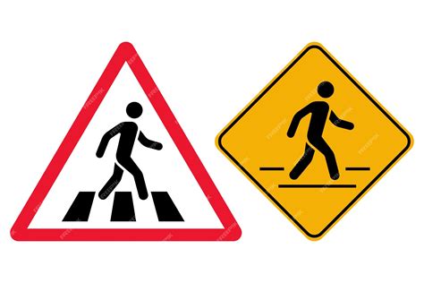 Pedestrian Crossing Traffic, Fluorescent Yellow, Sign W11-2, 52% OFF