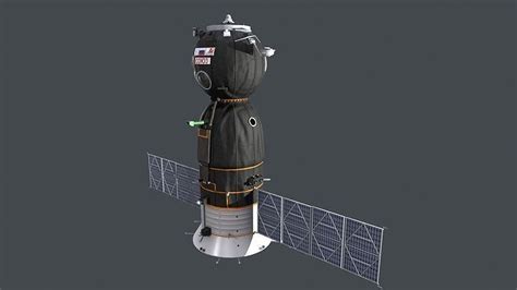 3D model 3D Soyuz Spacecraft model VR / AR / low-poly | CGTrader